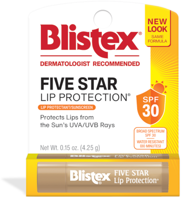 blistex five star lip protection