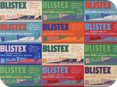 Blistex logo from 1947